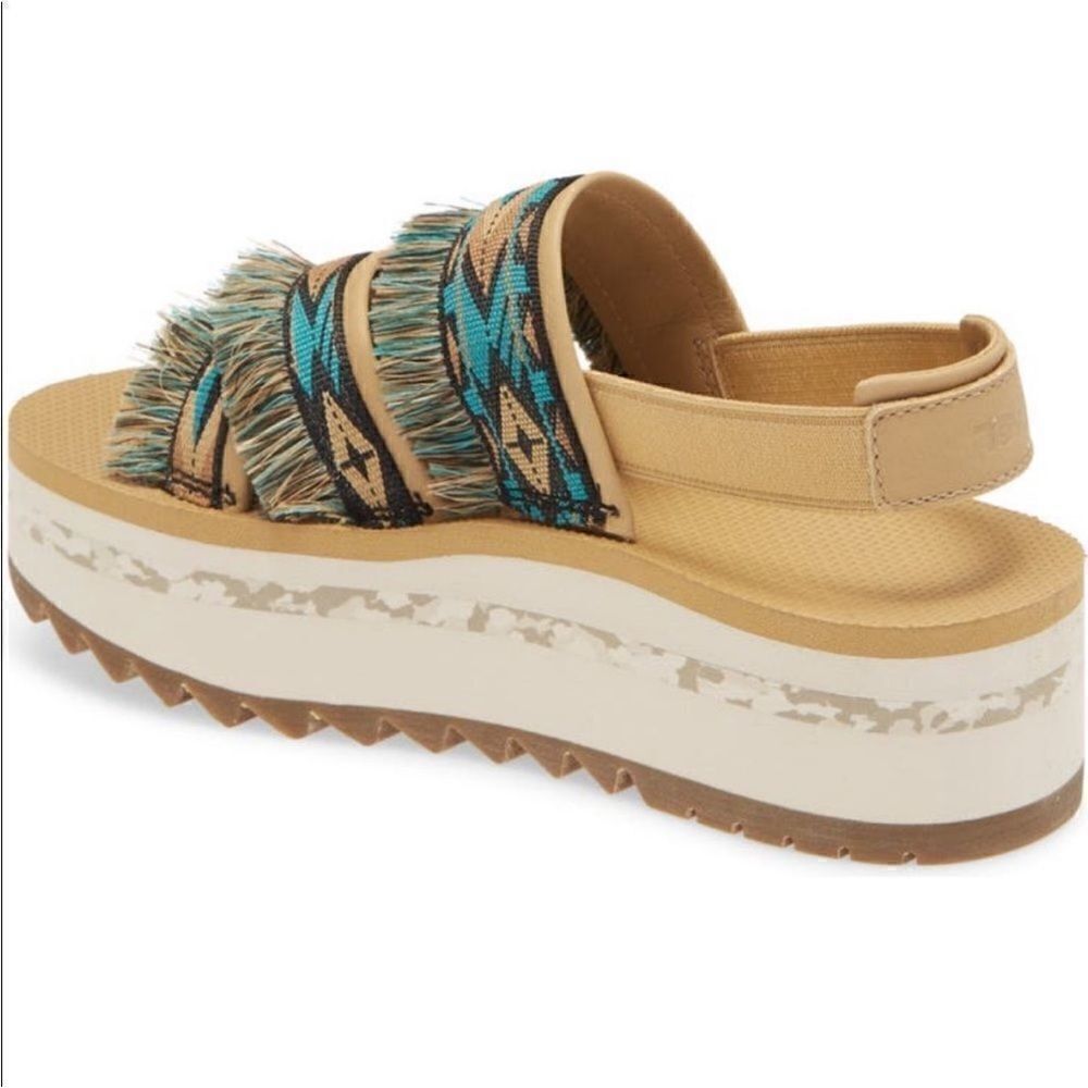 Teva Women’s platform ankle strap heeled sling back sandal Size 7,Sz 8,Sz 9 NIB - Picture 6 of 15